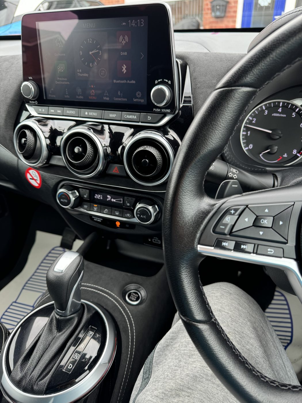 Inside an MSM Driving Academy tuition car