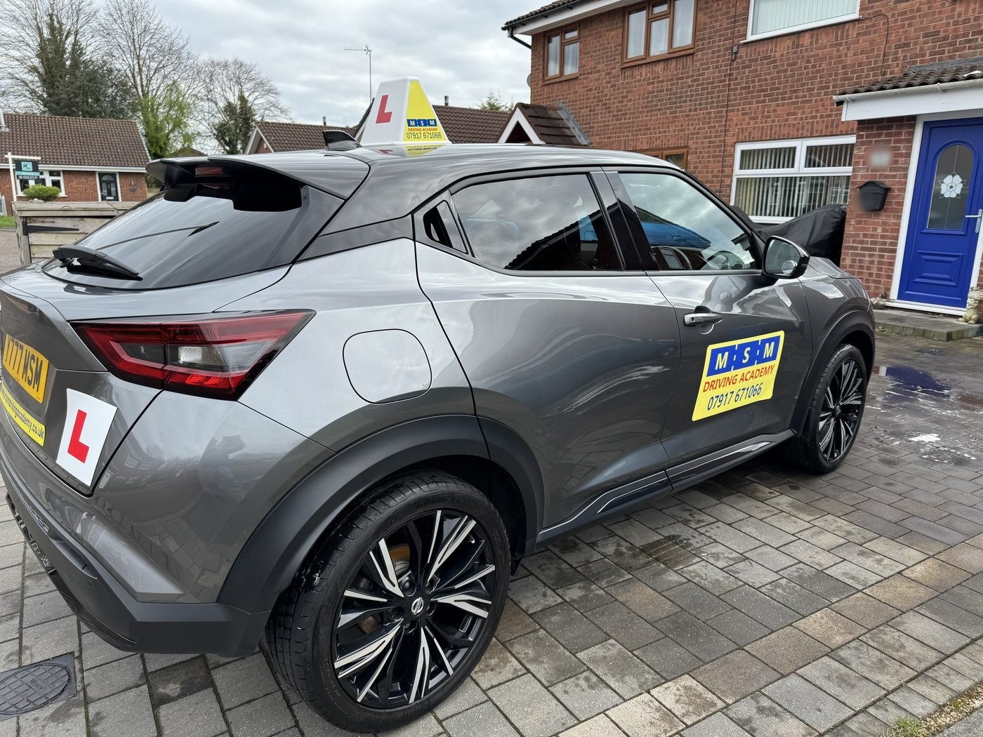 MSM Driving Academy tuition car on a Warrington street